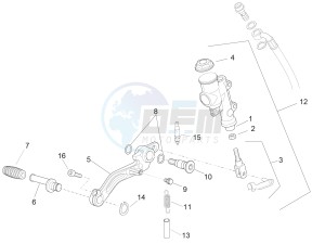 RSV4 1000 Racing Factory L.E. USA-CND (NAFTA) drawing Rear master cylinder