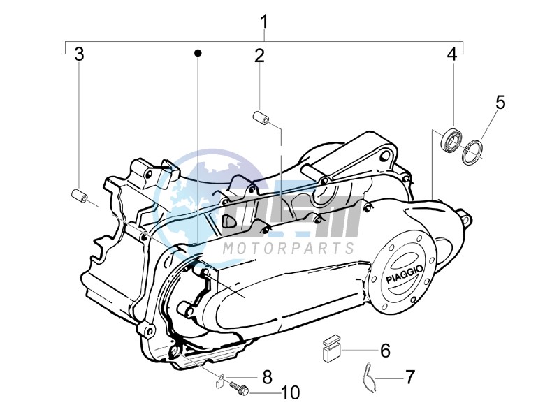 Crankcase cover - Crankcase cooling