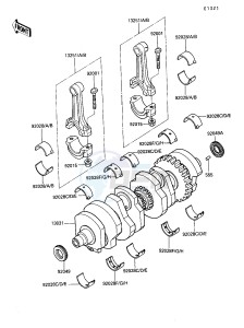 ZG 1200 B [VOYAGER XII] (B6-B9) [VOYAGER XII] drawing CRANKSHAFT