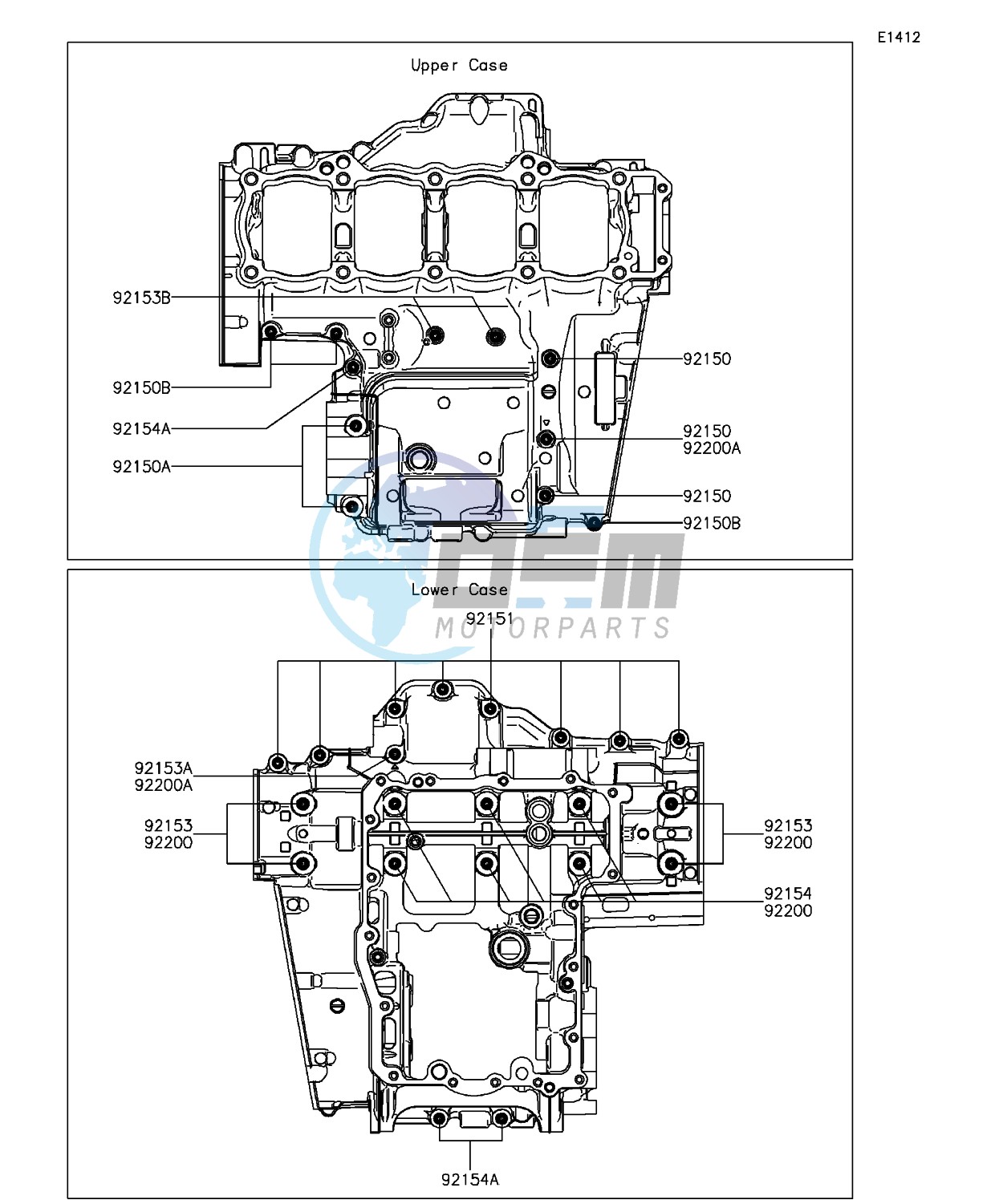 Crankcase Bolt Pattern