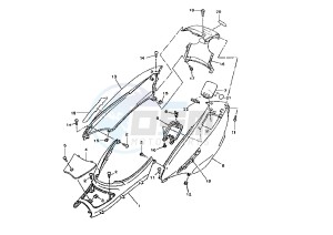 YP MAJESTY 125 drawing REAR  BODY