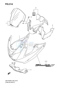 GSF1250 (E2) Bandit drawing COWLING (GSF1250SK8 SAK8)