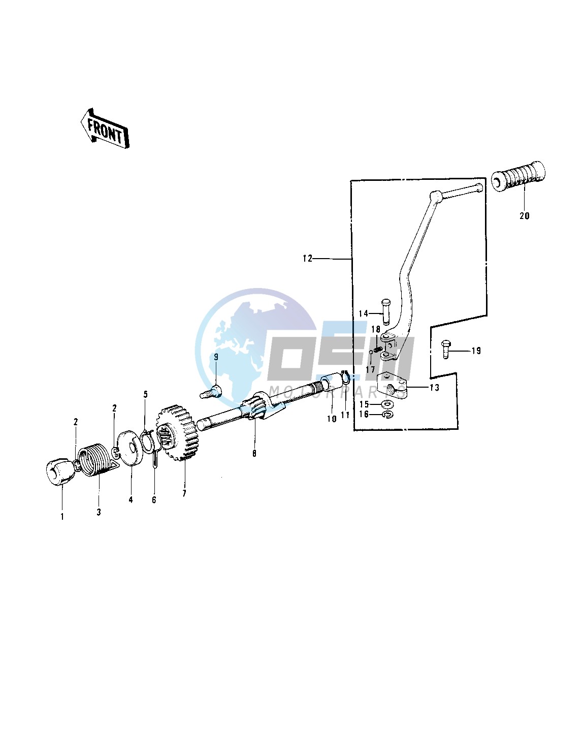 KICKSTARTER MECHANISM