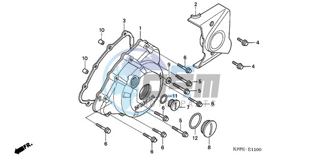 LEFT CRANKCASE COVER