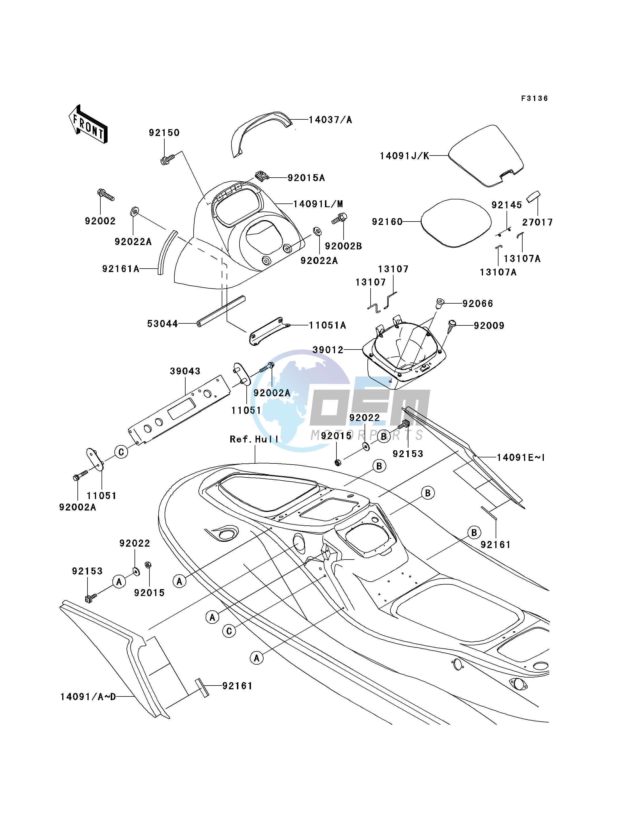 HULL MIDDLE FITTINGS