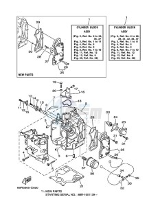 FT9-9DEL drawing CYLINDER--CRANKCASE-1