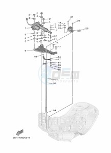 XF425NSA drawing THROTTLE-CONTROL