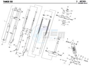 TANGO 50 drawing SUSPENSION