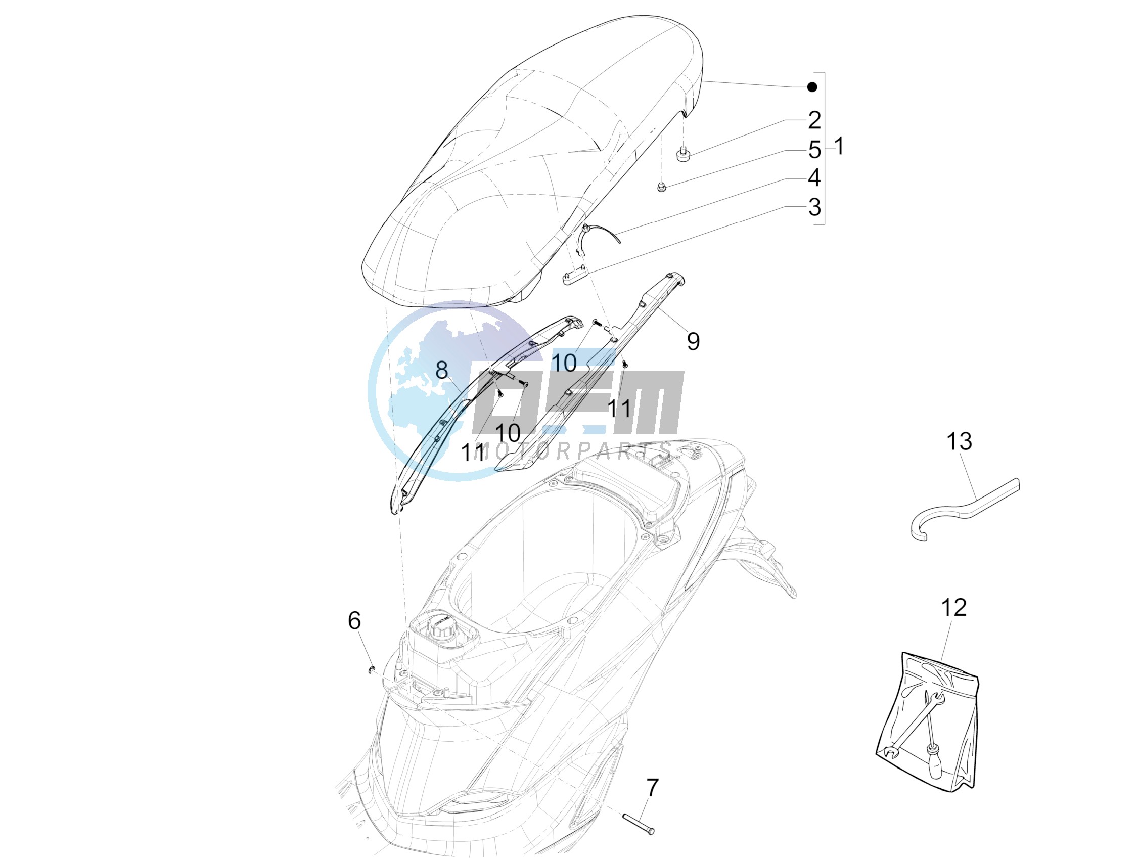 Saddle/seats