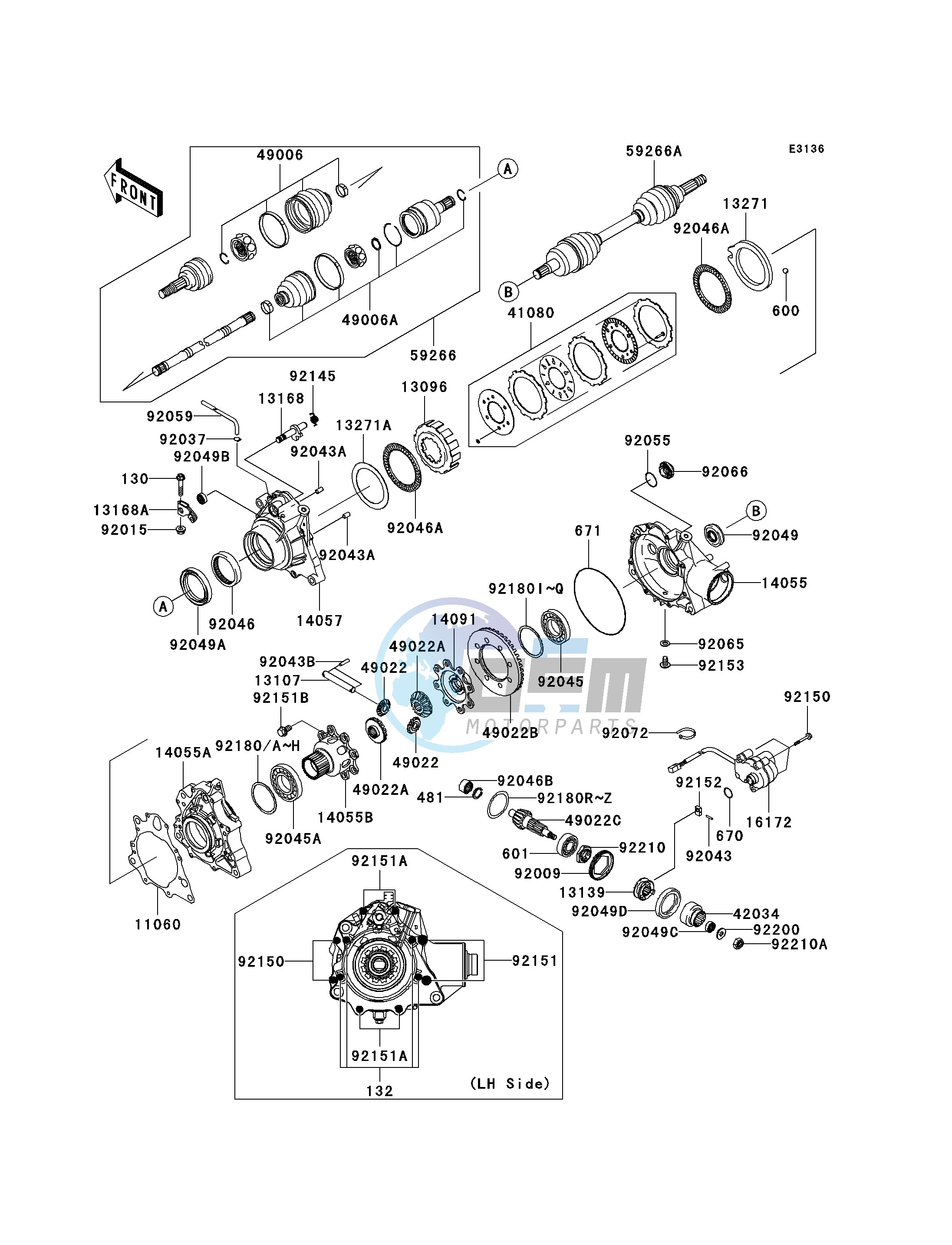 DRIVE SHAFT-FRONT