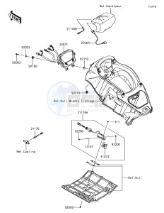 JET SKI ULTRA LX JT1500KJF EU drawing Meters