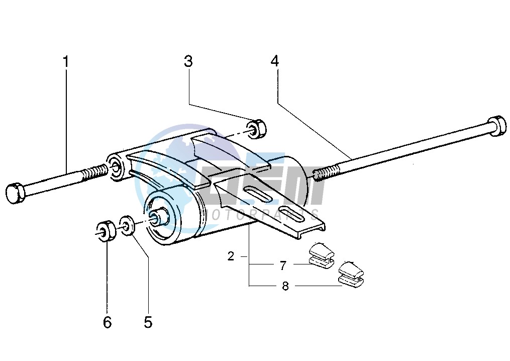 Swinging arm