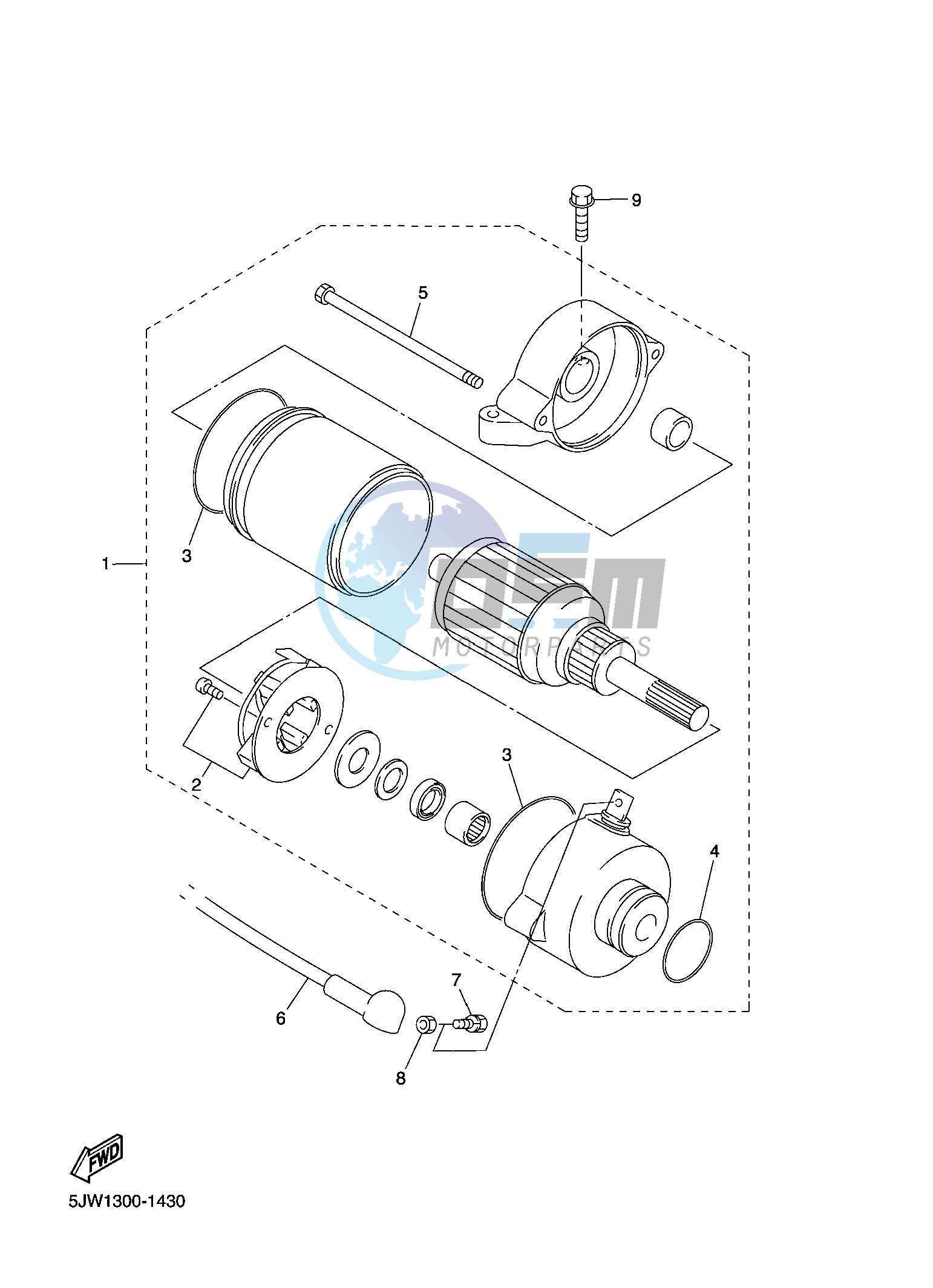 STARTING MOTOR