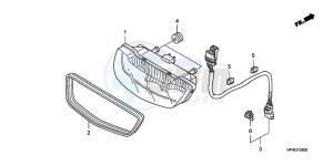 TRX420FPM9 U / 4WD drawing TAILLIGHT