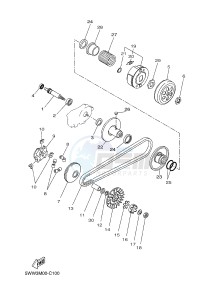 CW50 BOOSTER (5WWN 5WWN) drawing CLUTCH