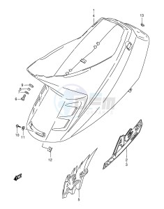 AE50 (E1) drawing FRAME COVER (MODEL N P R T)