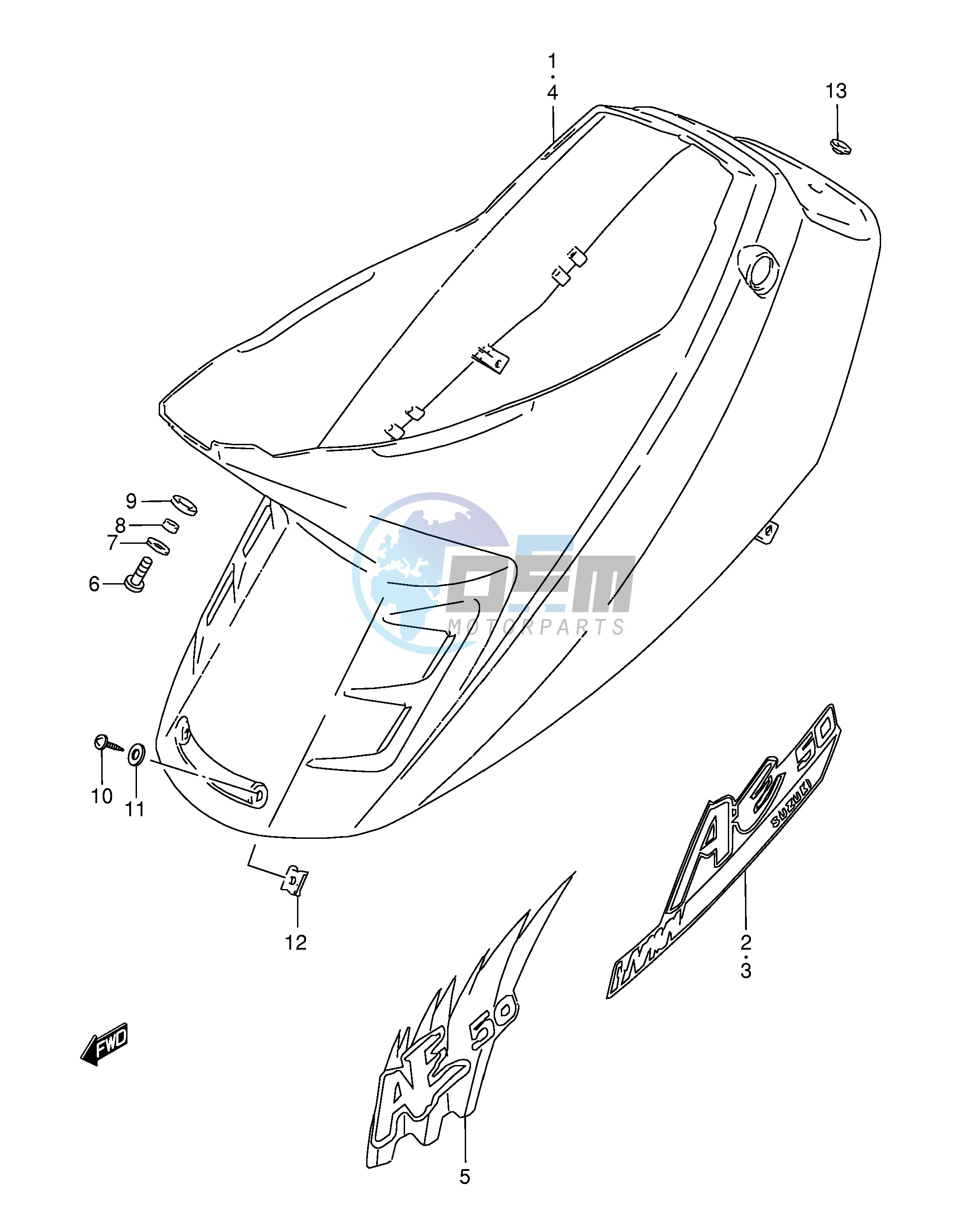 FRAME COVER (MODEL N P R T)