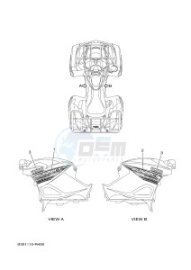 YFM700FWA YFM70GDHG GRIZZLY 700 (B305) drawing GRAPHICS