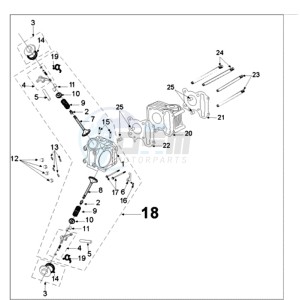 TWEET 50 N drawing CYLINDER HEAD / CYLINDER