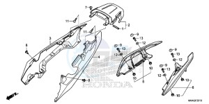 NC750SAG NC750S Europe Direct - (ED) drawing SEAT COWL