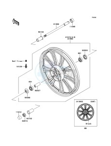 VN900_CUSTOM VN900CBF GB XX (EU ME A(FRICA) drawing Front Hub