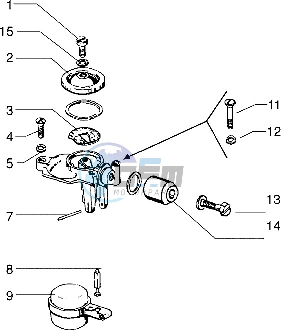 Carburettor upper