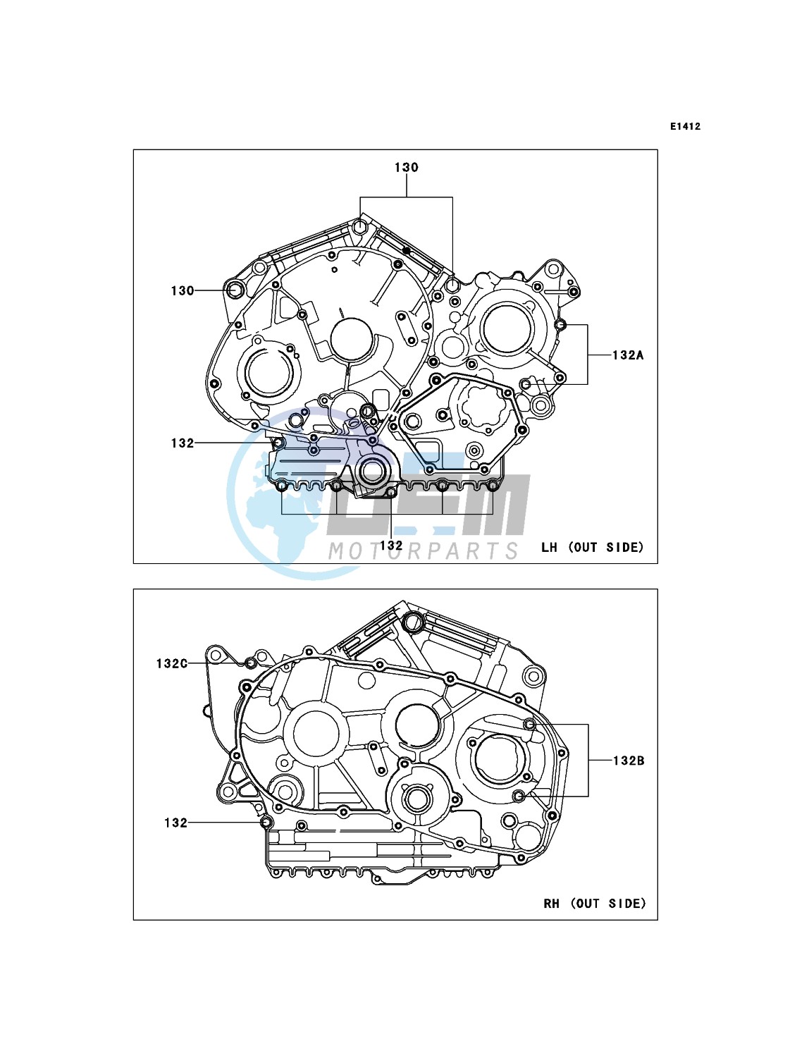 Crankcase Bolt Pattern