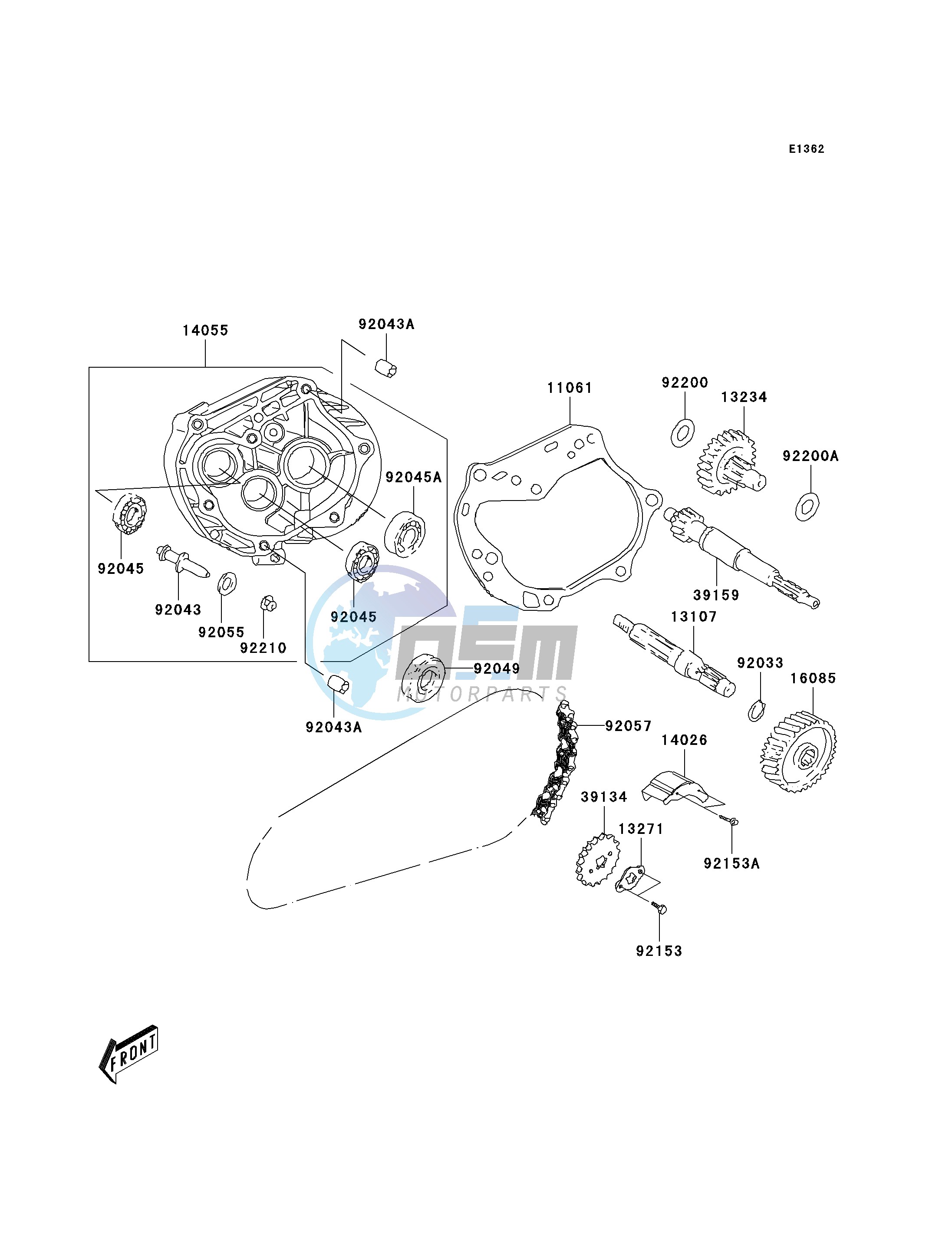 GEAR CHANGE DRUM_SHIFT FORK-- S- -