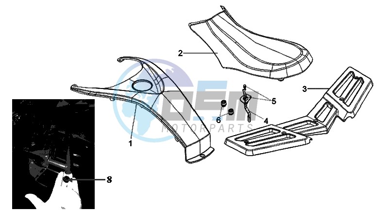 BUDDYSEAT - TANK COWLING