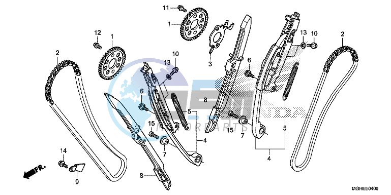 CAM CHAIN/TENSIONER