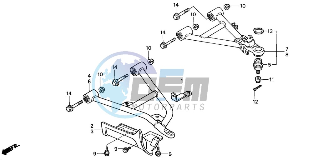 FRONT ARM (TRX350FM/FE)