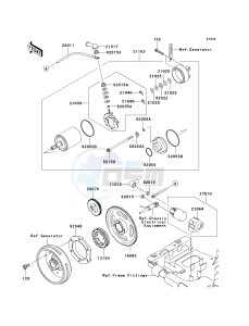 KVF 750 A [BRUTE FORCE 750 4X4] (A1) A1 drawing STARTER MOTOR