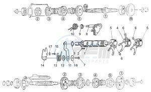 V7 Special - Stone 750 drawing Gear box selector