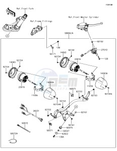 VULCAN S ABS EN650DHFA XX (EU ME A(FRICA) drawing Accessory(Sub Lamp)