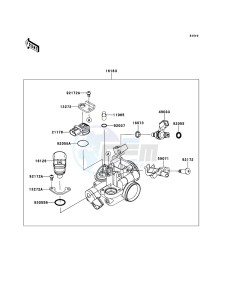 KLX125 KLX125CCF XX (EU ME A(FRICA) drawing Throttle