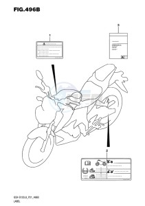 GSX-S125 MLX drawing LABEL (GSX-S125MLXL8 P21)