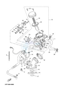 YP125RA (ABS) X-MAX 250 ABS (2DL6 2DL6 2DL6 2DL6) drawing INTAKE