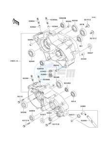 KX 65 A [KX65 MONSTER ENERGY] (A6F - A9FA) A6F drawing CRANKCASE