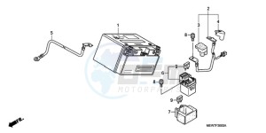 NT700VA Europe Direct - (ED) drawing BATTERY