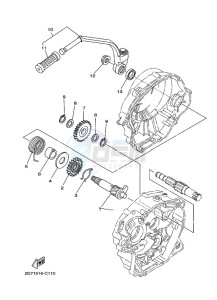 YBR125EGS (43BJ) drawing STARTER