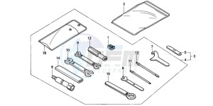 CB750F2 SEVEN FIFTY drawing TOOLS