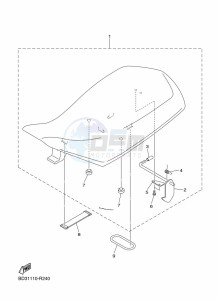 YFM90R (BD3J) drawing SEAT