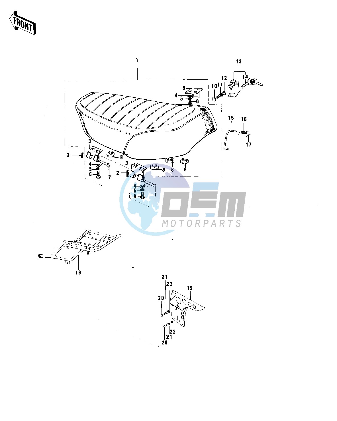 SEAT_CHAIN COVER -- 74-75 F7-C_F6-D- -