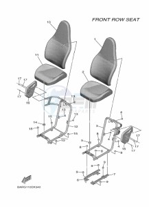 YXF850ES YX85FPSN (BARH) drawing SEAT