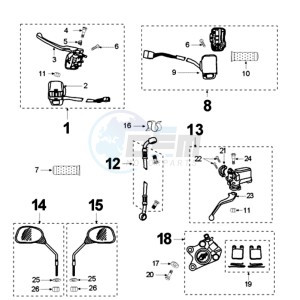 METAL X FR drawing BRAKE SYSTEM