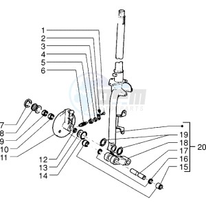 SKR 80 city drawing Steering column