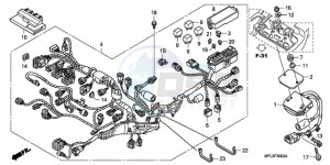 CBR1000RA9 France - (F / ABS CMF HRC MKH) drawing WIRE HARNESS (CBR1000RA)