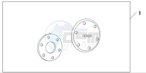 CB600F2 HORNET S drawing CLANKCASE *B186M*