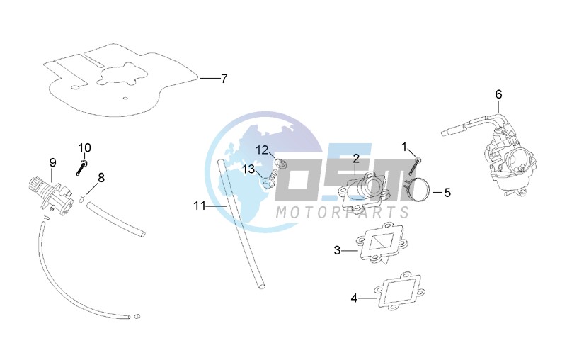 Carburettor - Oil pump