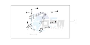 CBF1000T9 UK - (E / ABS MKH) drawing RR.CARRIER